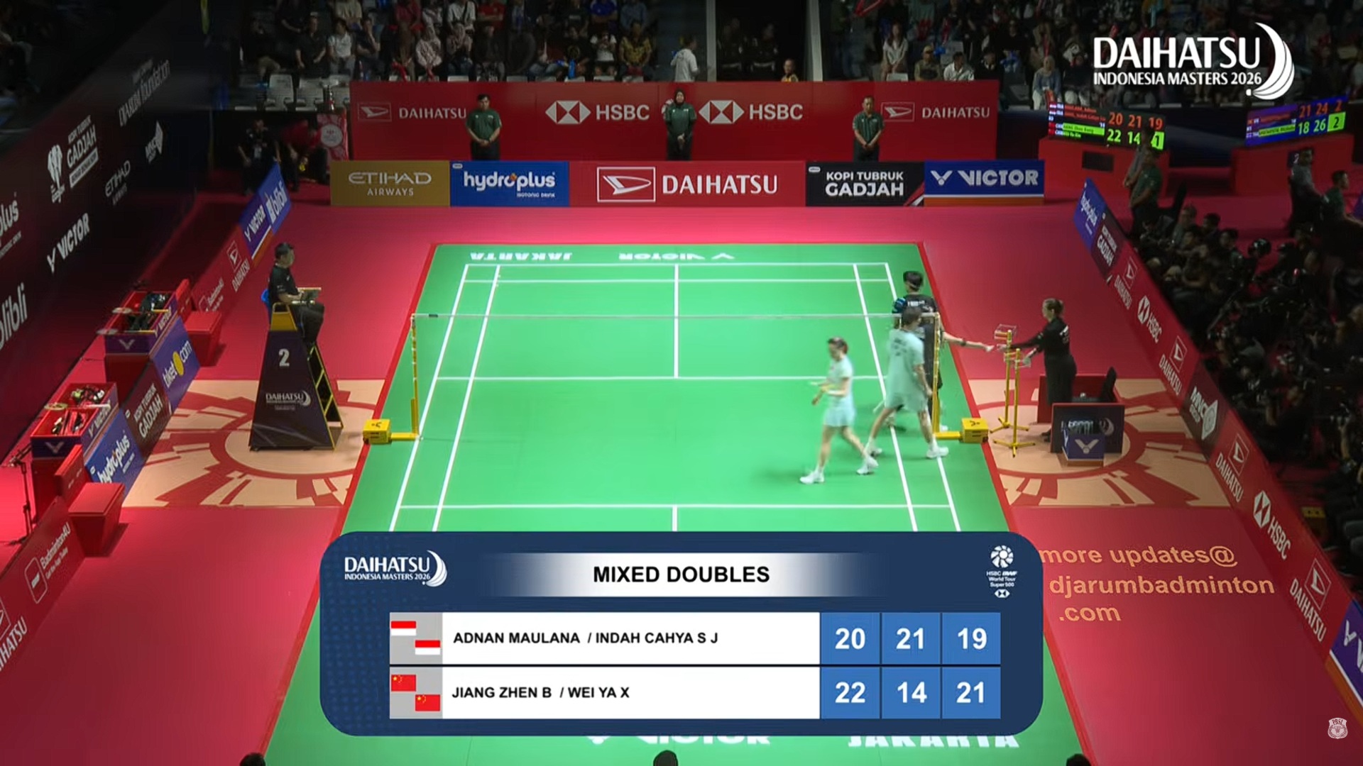Adnan/Indah Tersingkir Dramatis di Indonesia Masters 2026