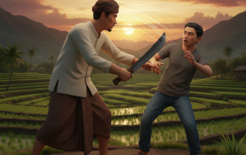 Ayah Bacok Anak Kandung di Lombok Barat, Korban Kritis