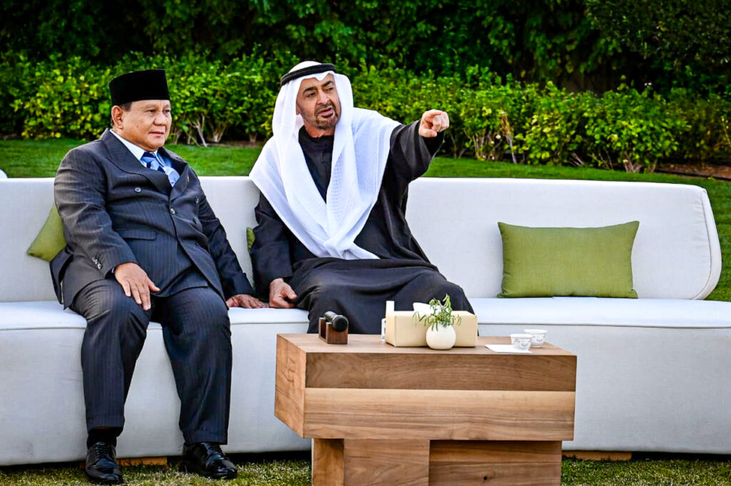 Prabowo–MBZ Sepakat Tingkatkan Investasi UEA ke Indonesia
