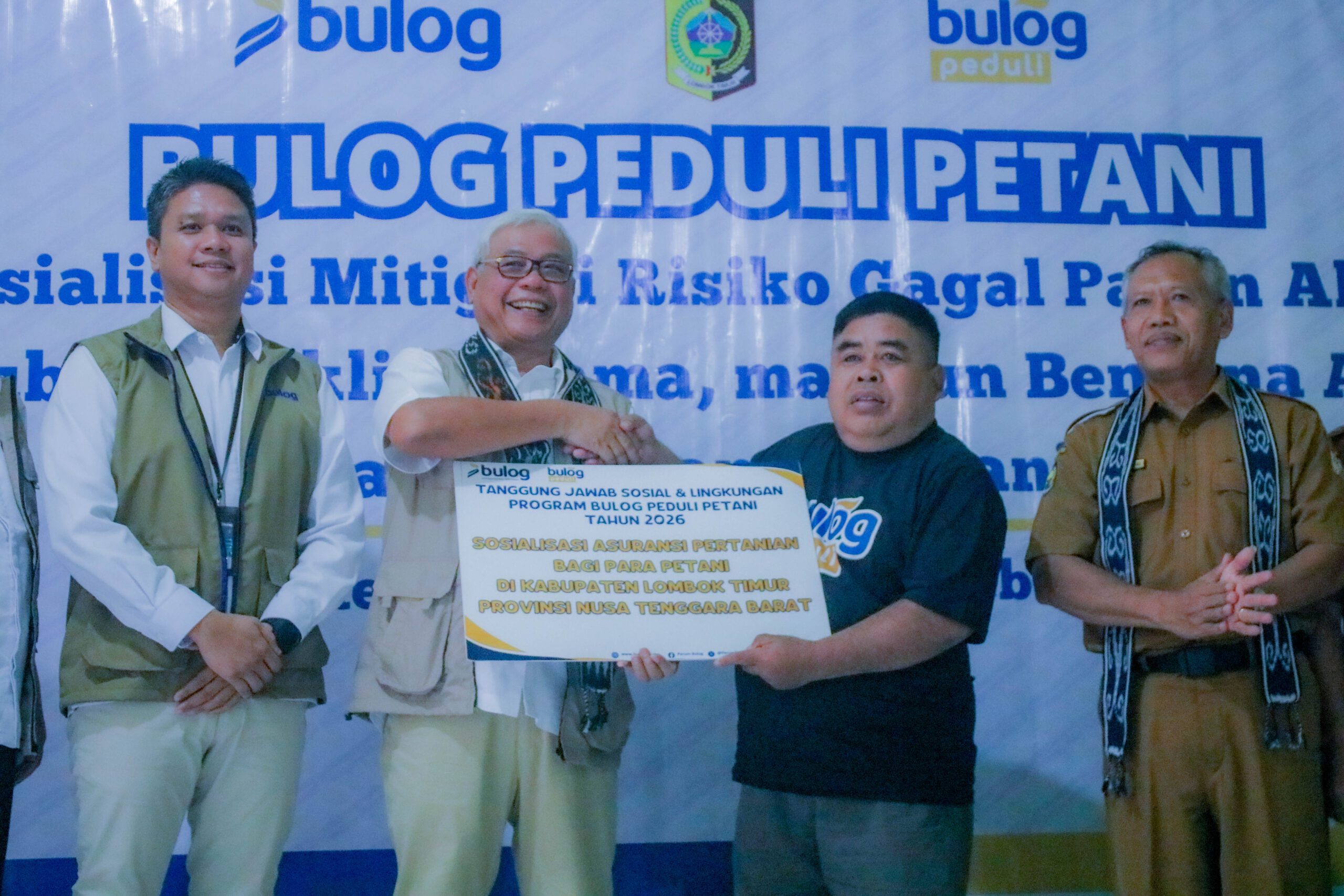 Hadapi Cuaca Ekstrem, BULOG Mulai Asuransi Parametrik untuk Petani NTB