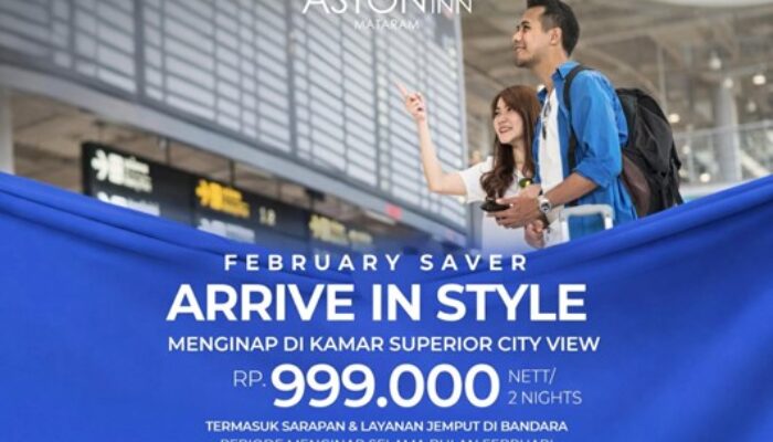 Promo Februari 2026! Aston Inn Mataram Hadirkan Paket Hemat 2 Malam + Antar Jemput Bandara