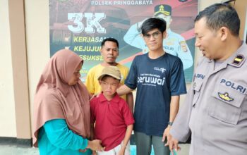 Polsek Pringgabaya Temukan Bocah Hilang, Ahmad Hasan Kembali ke Keluarga