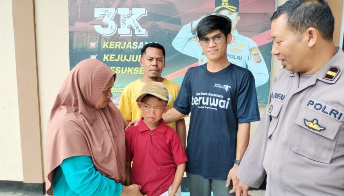 Polsek Pringgabaya Temukan Bocah Hilang, Ahmad Hasan Kembali ke Keluarga