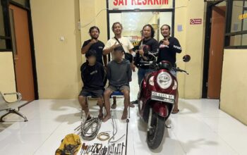 Gasak Ground Rod Tower PLN, Dua Pria Dibekuk Polisi di Lombok Utara