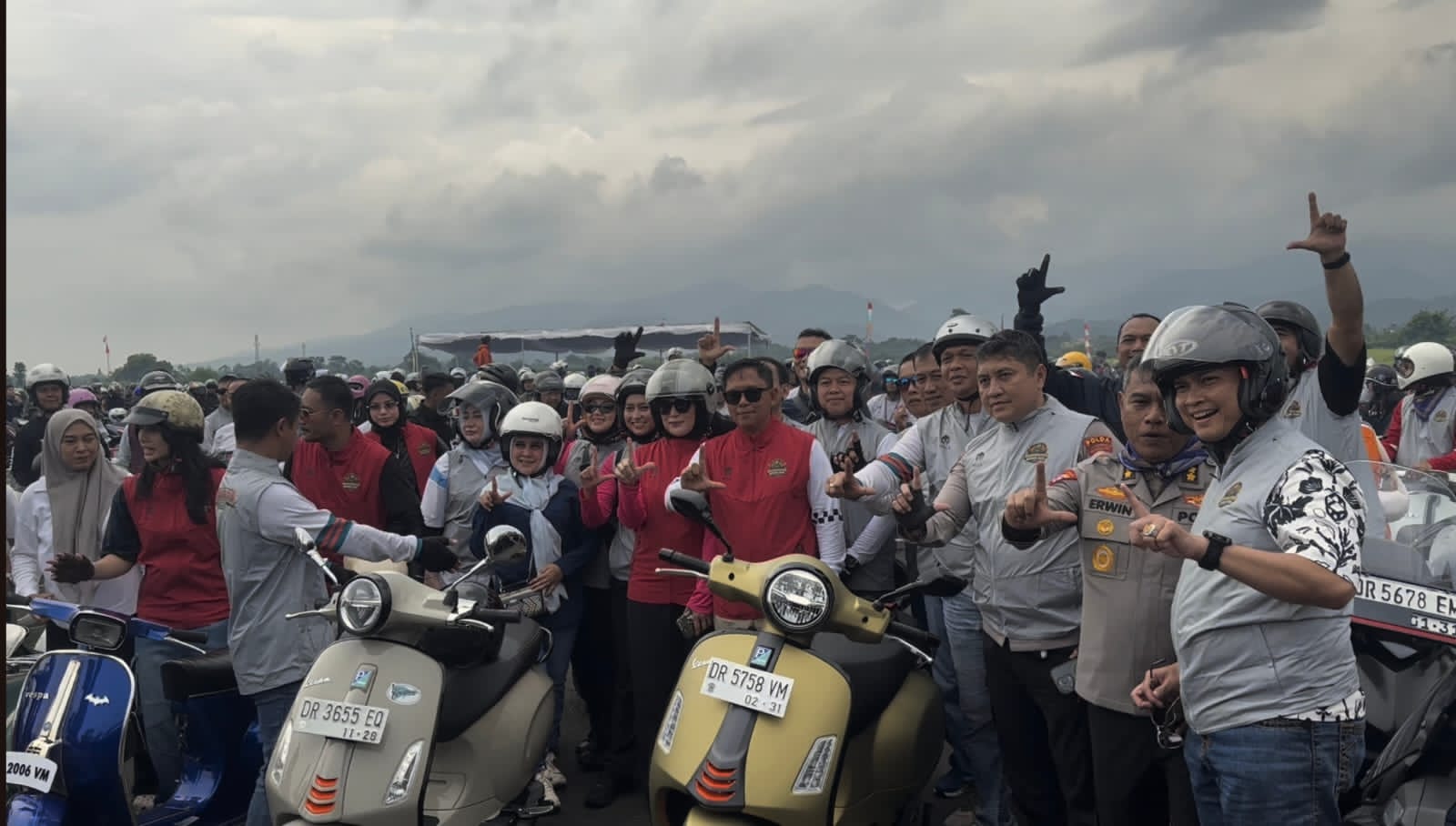 Ribuan Bikers Padati Bhayangkara Riding Day Lombok 2026, Kampanye Safety Riding hingga Mandalika
