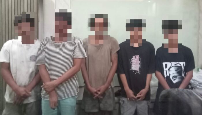 Transaksi Sabu Digagalkan Polisi, Lima Pemuda Diciduk di Gang Karang Bagu Mataram