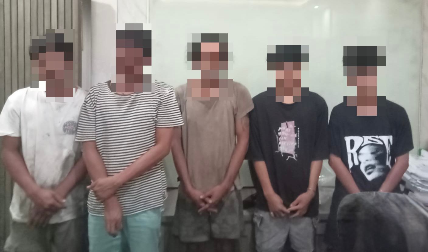 Transaksi Sabu Digagalkan Polisi, Lima Pemuda Diciduk di Gang Karang Bagu Mataram