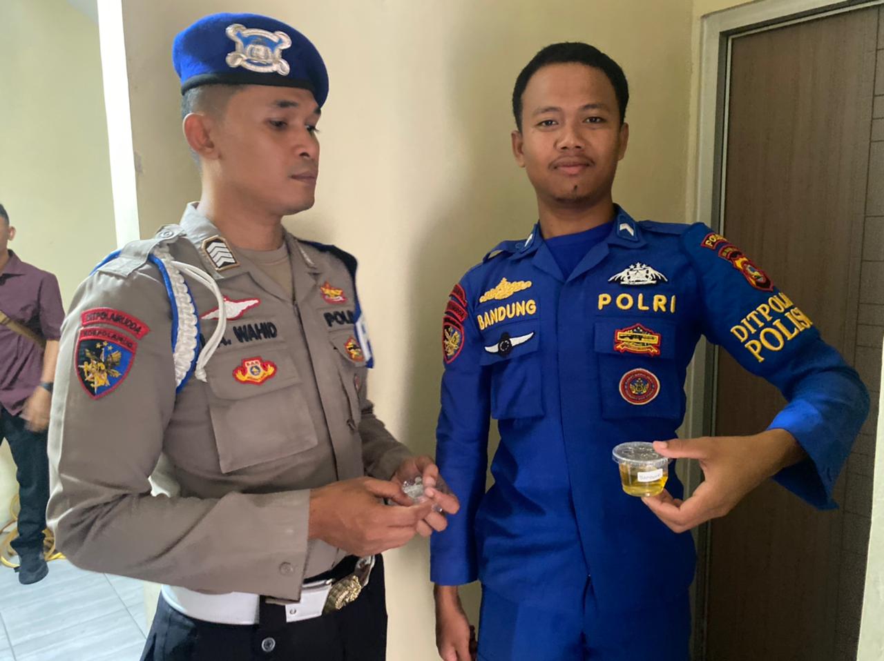 Ditpolairud Polda NTB Tes Urine Mendadak Seluruh Personel, Pastikan Anggota Bersih Narkoba