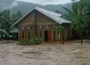 Banjir–Longsor Terjang Kabupaten Bima, Ratusan Warga Terdampak, Jembatan Desa Putus