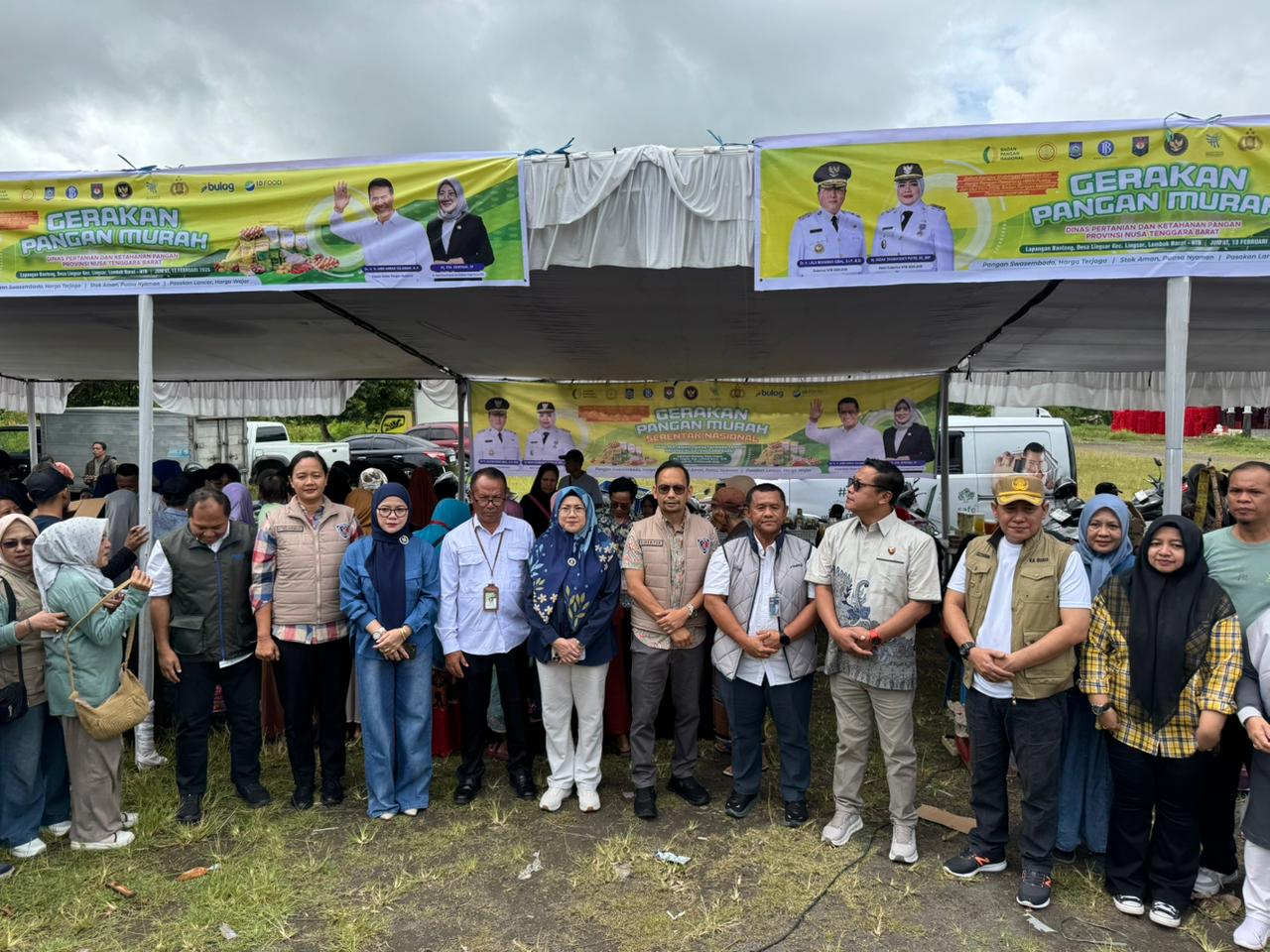 Antisipasi Lonjakan Harga, Polda NTB Kawal Gerakan Pangan Murah Serentak Nasional