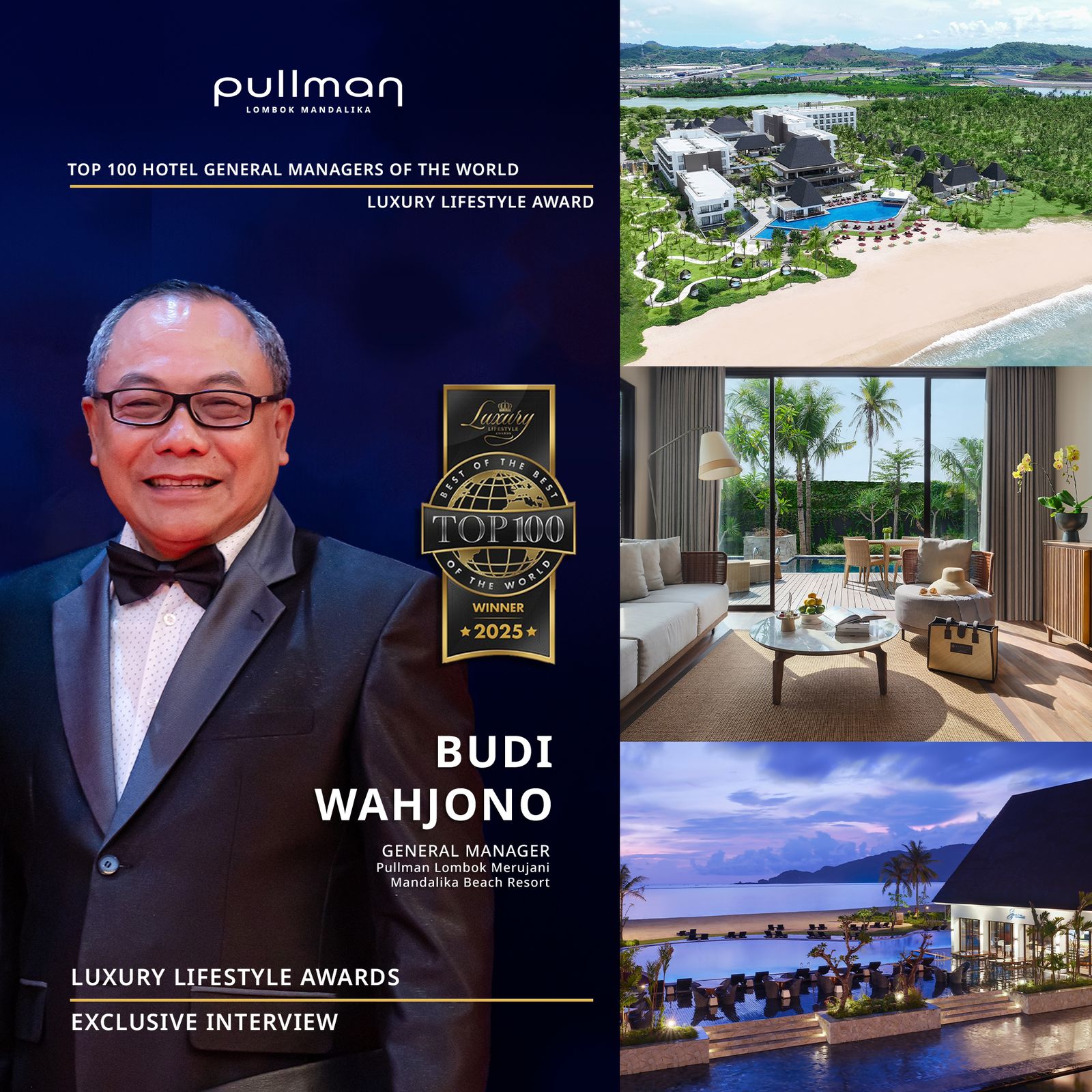 GM Pullman Mandalika Masuk Top 100 Dunia