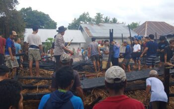 Bale Beleq Bayan Terbakar, Kerugian Tembus Rp1,1 Miliar