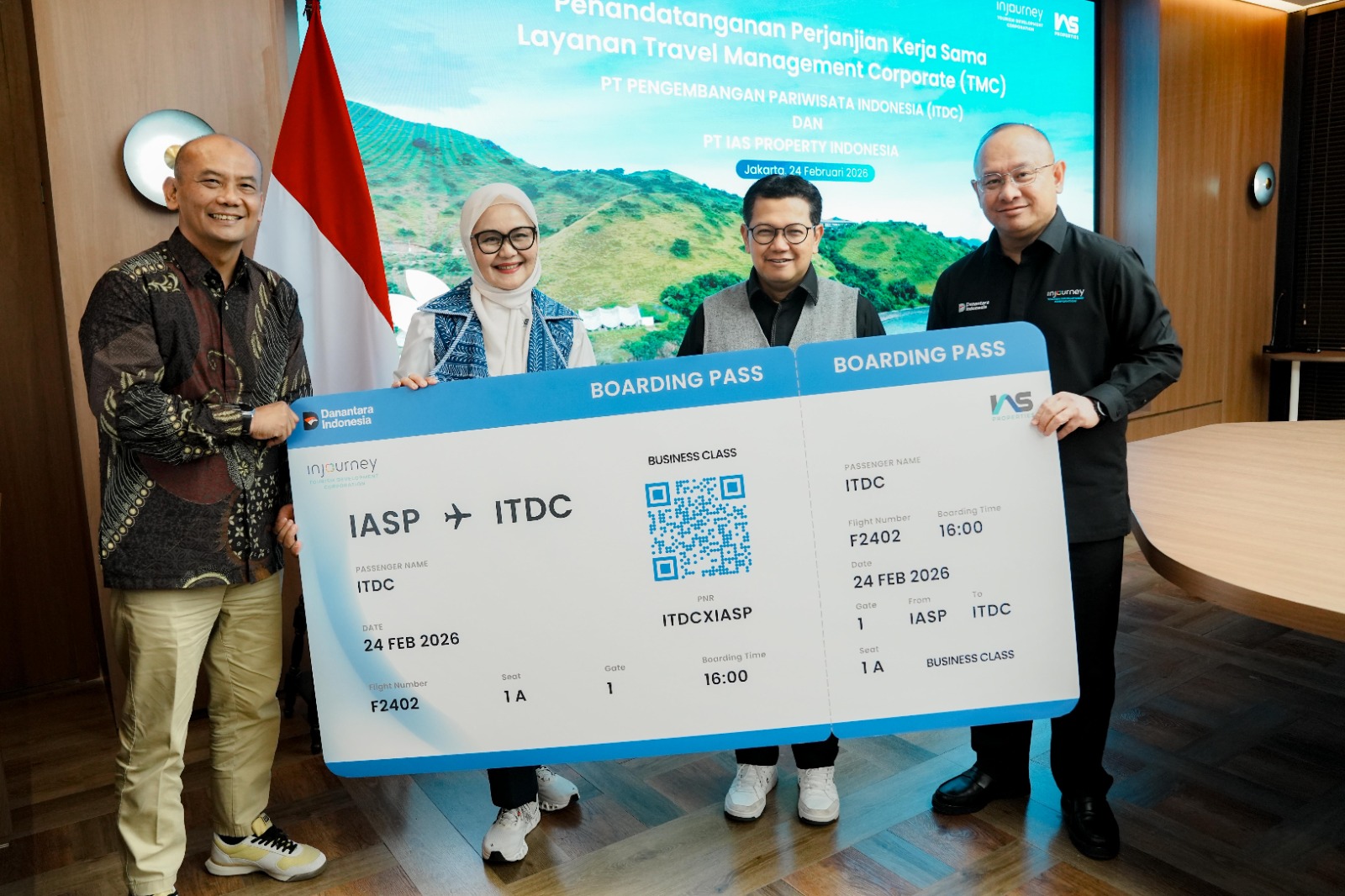 ITDC Gandeng IAS Property, Kelola Perjalanan Dinas Terintegrasi hingga 2027