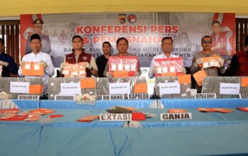 157 Kasus Narkoba Dibongkar, Polda NTB Musnahkan 1,5 Kg Sabu