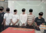 Gerebek Rumah di Sandubaya, Polisi Tangkap 6 Terduga Pengedar Sabu di Mataram