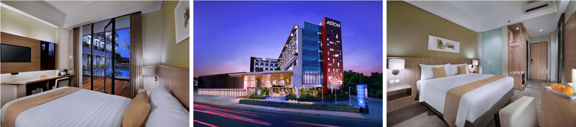 Foto: Superior Pool View, Tampak depan Aston Inn Mataram, Superior Room 