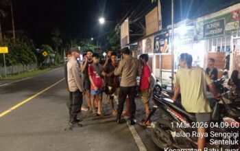 Dini Hari di Senggigi, Isu Sajam Bikin Warga Resah, Polsek Batulayar Turun Tangan