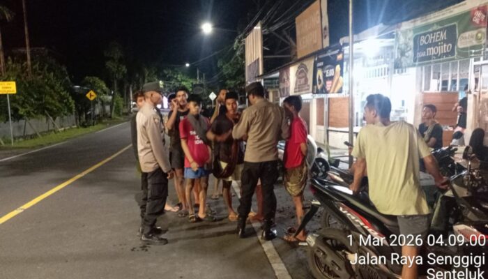 Dini Hari di Senggigi, Isu Sajam Bikin Warga Resah, Polsek Batulayar Turun Tangan