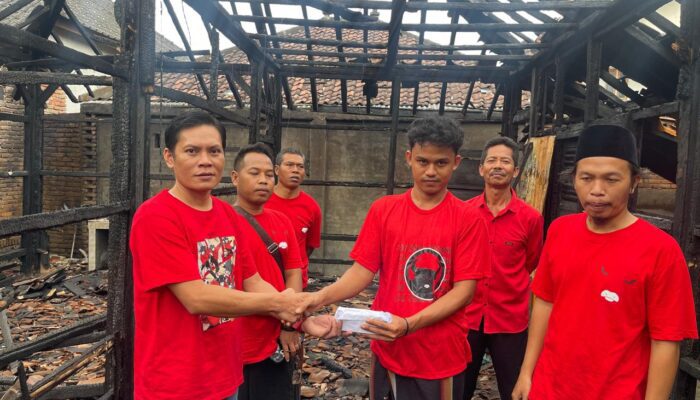 Solidaritas PDI Perjuangan, Kader Lombok Timur Korban Kebakaran Dapat Santunan
