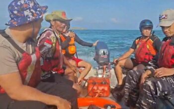 Kapal Terbalik di Perairan Kaliantan Lombok Timur, Satu ABK Hilang Terseret Arus