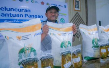 BULOG NTB Genjot Bantuan Pangan Pasca Lebaran, 306 Warga Mataram Terima Beras dan Minyak