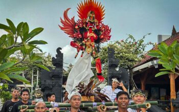 Dari Balik Jeruji: Ritual Mecaru dan Ogoh-Ogoh Hidupkan Semangat WBP