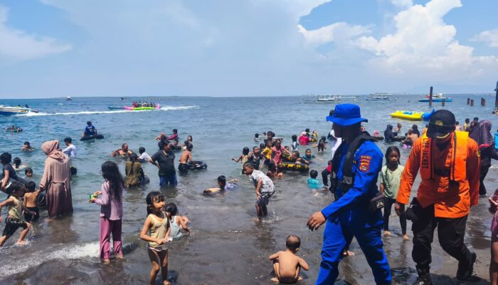 Pengamanan Lebaran Ketupat Diperketat, Polisi Siaga di Seluruh Pantai NTB