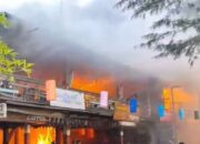 Kebakaran Besar Gili Trawangan Pagi Ini, Sama Sama Bar dan Ocean Bar Hangus