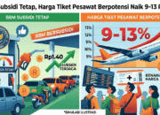 Tiket Pesawat Berpotensi Naik, Menhub Setujui Kenaikan Fuel Charge 38 Persen