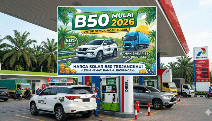 B50 Mulai 2026, Apa Dampaknya untuk Mobil Diesel dan Harga Solar?
