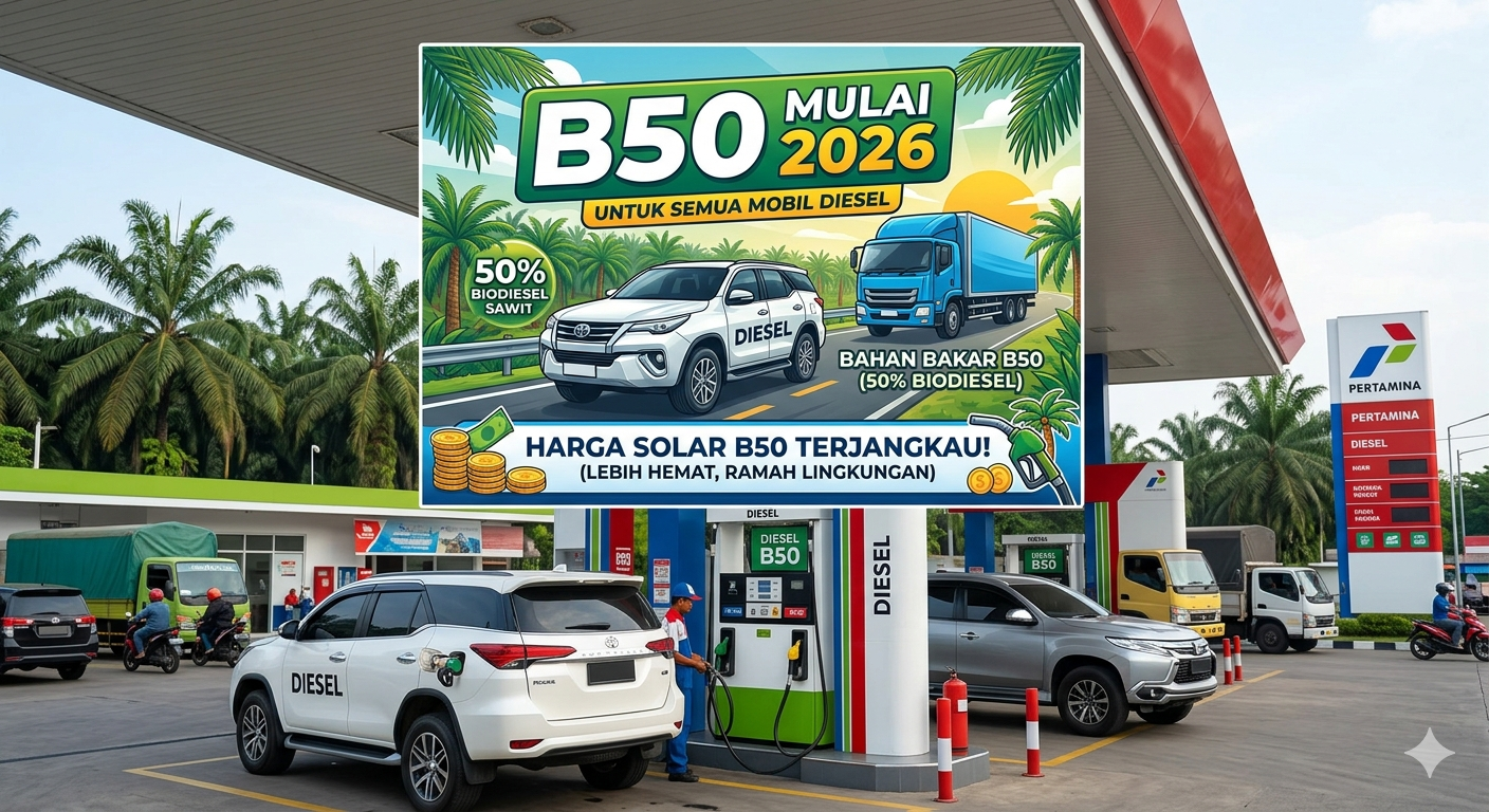 B50 Mulai 2026, Apa Dampaknya untuk Mobil Diesel dan Harga Solar?