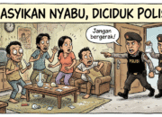 Digerebek Saat Diduga Pesta Sabu, 5 Warga Narmada Diamankan Polisi