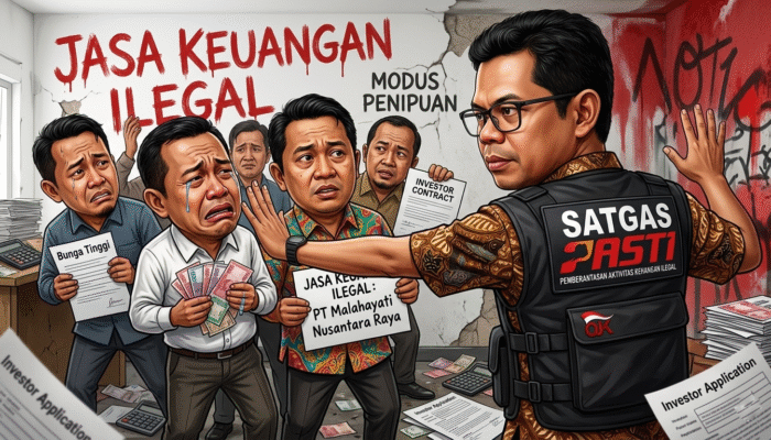 Satgas PASTI Hentikan Malahayati, Klaim Berizin OJK Diduga Palsu