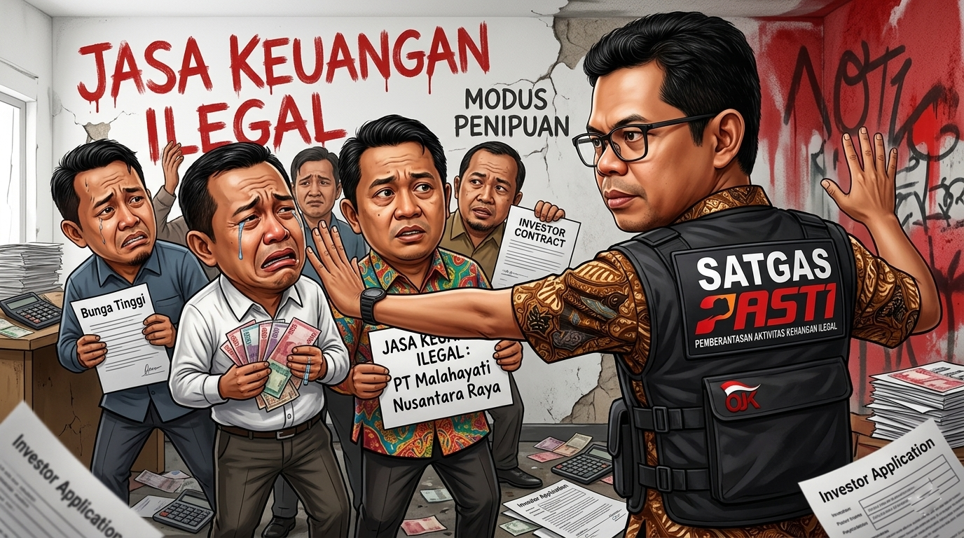 Satgas PASTI Hentikan Malahayati, Klaim Berizin OJK Diduga Palsu