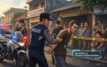 Viral Anjing Dianiaya di Mataram, Polisi Tangkap Pria di Cakranegara