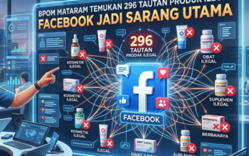 BPOM Mataram Bongkar 296 Tautan Produk Ilegal, 74 Persen Beredar di Facebook