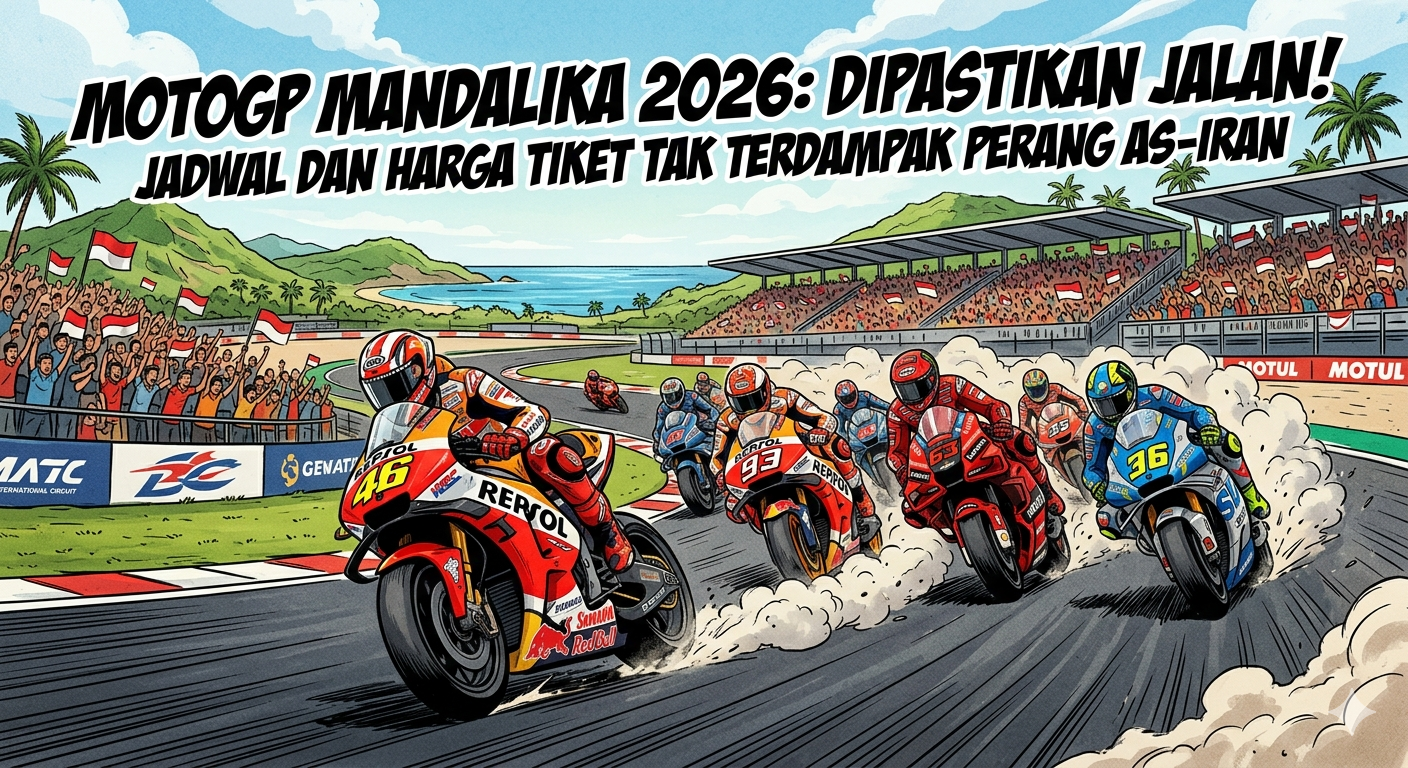 MotoGP Mandalika 2026 Dipastikan Jalan, Jadwal dan Harga Tiket Tak Terdampak Perang AS-Iran