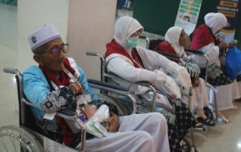 CJH Bima Kloter 4 Masuk Asrama Haji, Tertua Usia 95 Tahun
