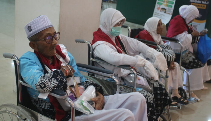 CJH Bima Kloter 4 Masuk Asrama Haji, Tertua Usia 95 Tahun