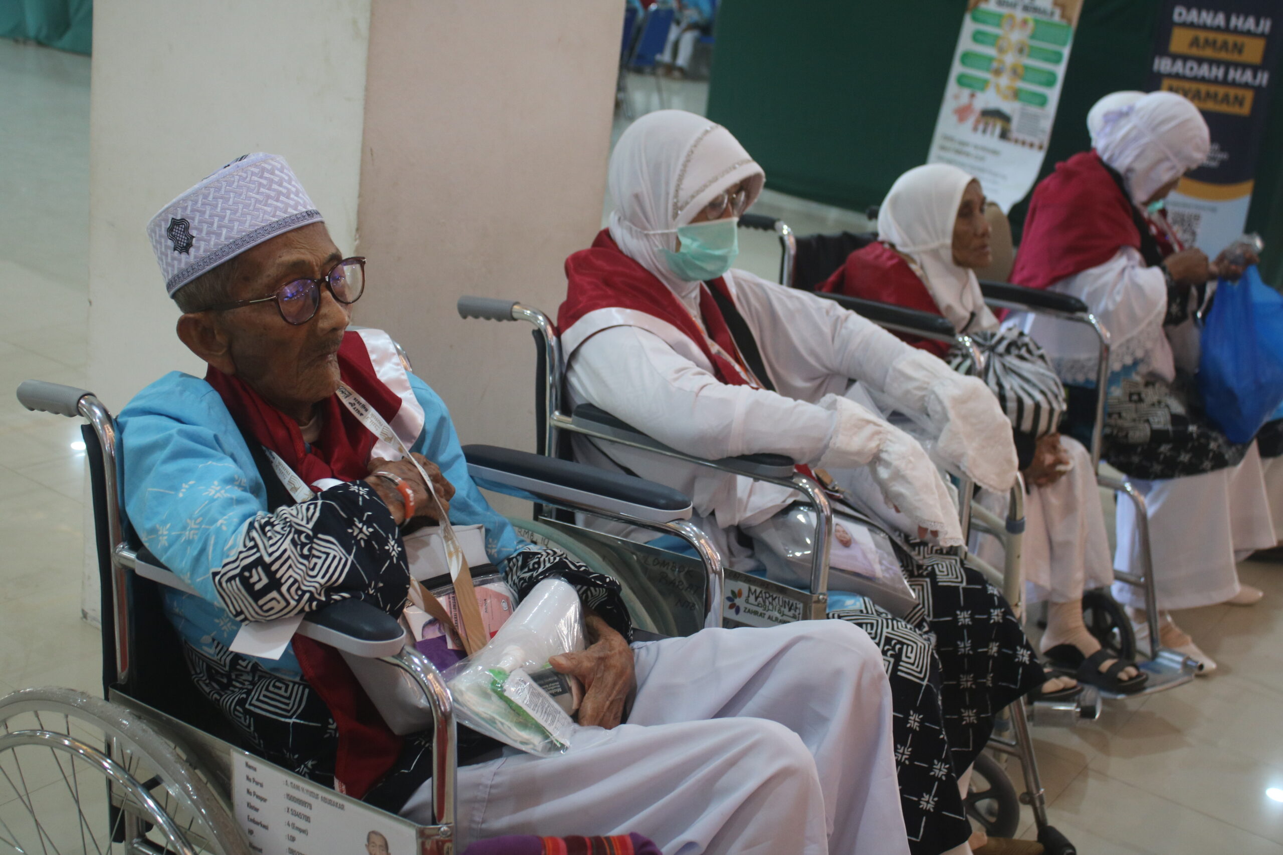 CJH Bima Kloter 4 Masuk Asrama Haji, Tertua Usia 95 Tahun