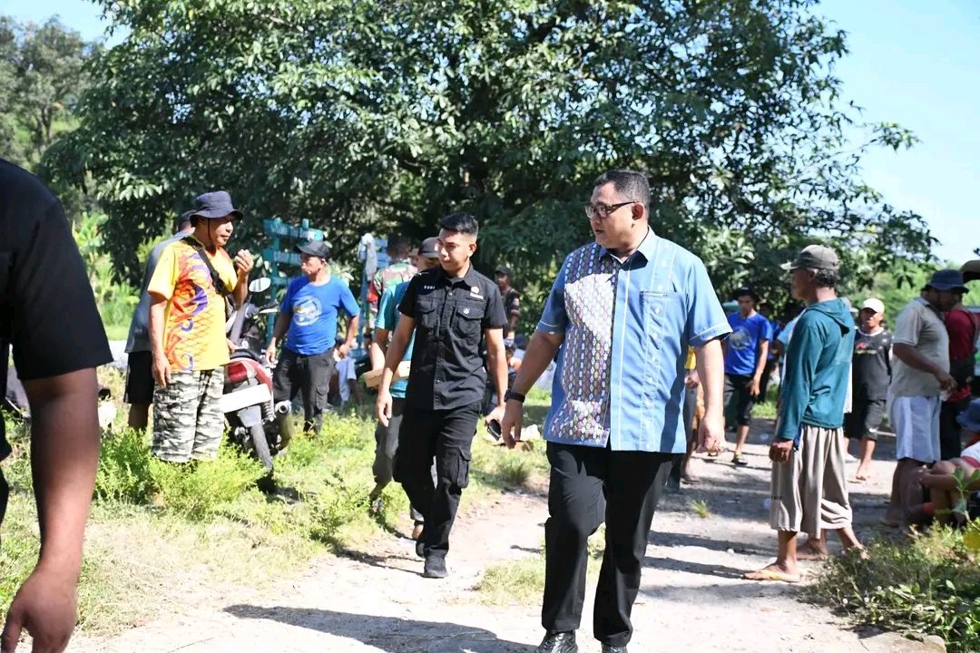 Wabup KLU Turun Tangan, Bendungan Empas yang Jebol Diperkuat 30 Bronjong