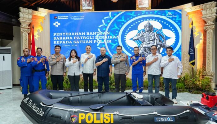 ITDC Perkuat Keamanan The Nusa Dua, Satpolairud Dapat Boat Patroli Laut