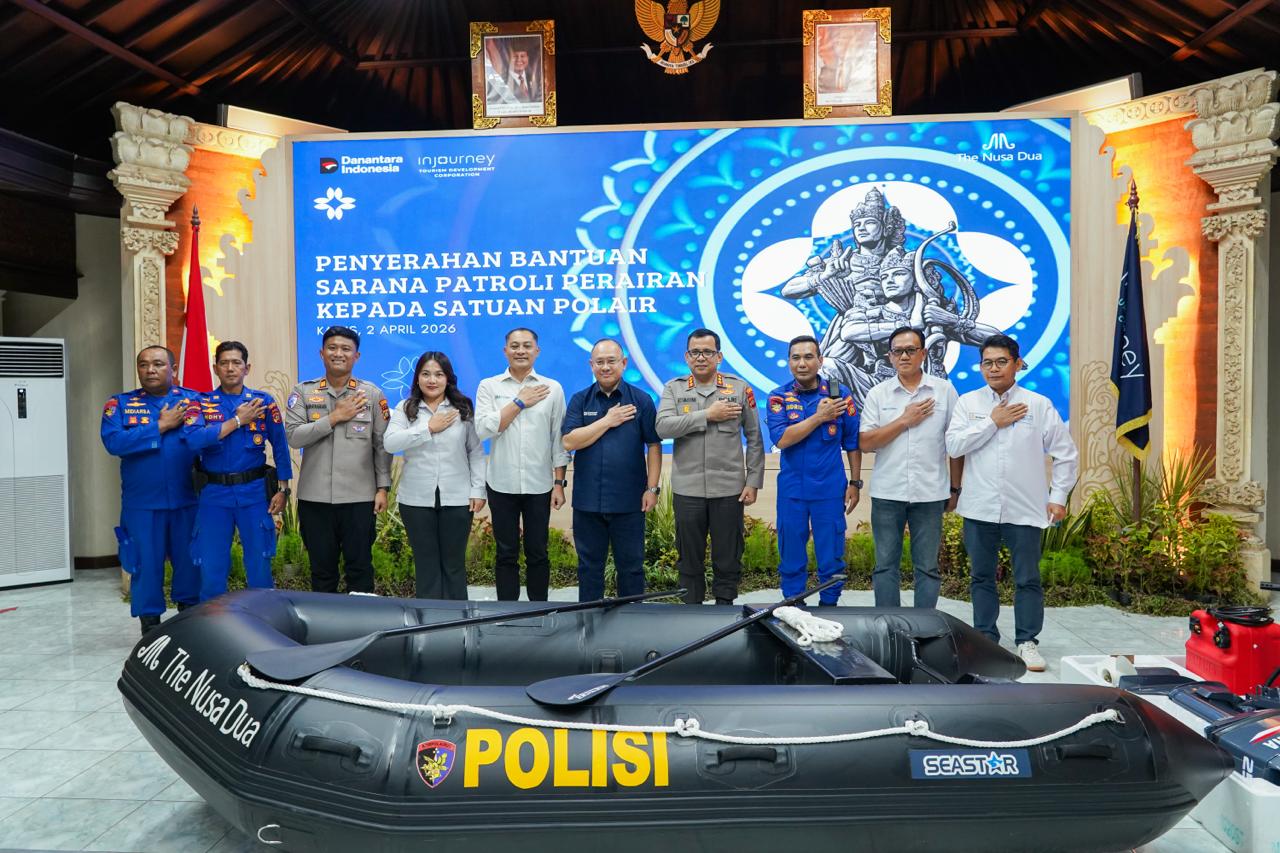 ITDC Perkuat Keamanan The Nusa Dua, Satpolairud Dapat Boat Patroli Laut