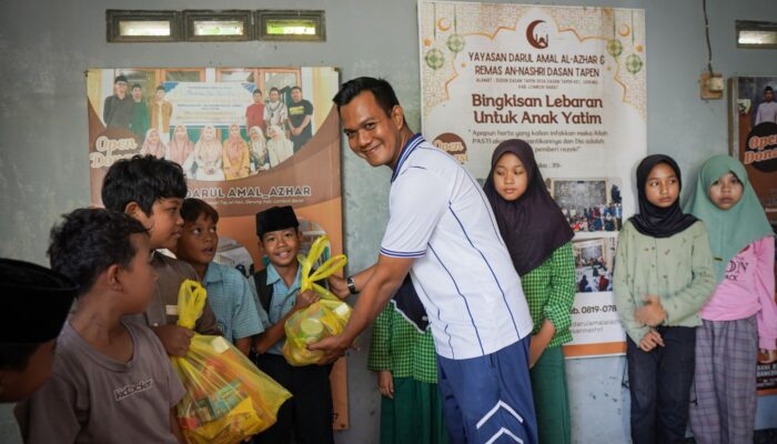 HBP Ke-62, Lapas Lombok Barat Salurkan 20 Paket Sembako untuk Anak Yatim di Gerung