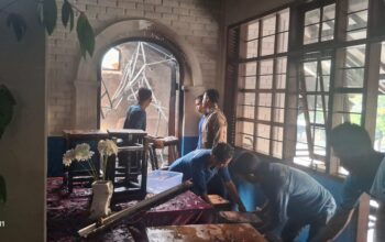 Kantor SPPG di Kekalik Jaya Mataram Terbakar, Diduga Akibat Korsleting Listrik di Lantai Dua