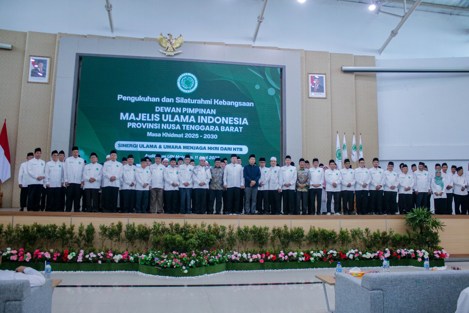 MUI NTB 2025–2030 Resmi Dikukuhkan, Soroti Judi Sabung Ayam dan Darurat Narkoba