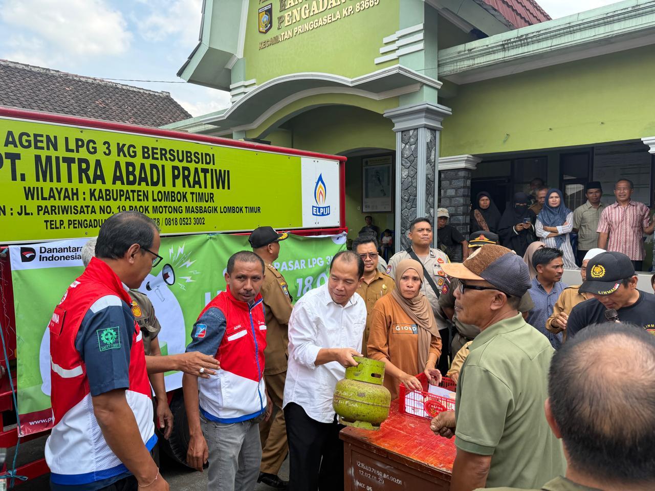 Distribusi LPG 3 Kg Dipantau Ketat, Pertamina Tambah Ribuan Tabung di Lombok Timur