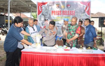 Hampir 1 Kg Sabu Dimusnahkan di Lombok Timur, Polisi Kejar Jaringan Antarprovinsi