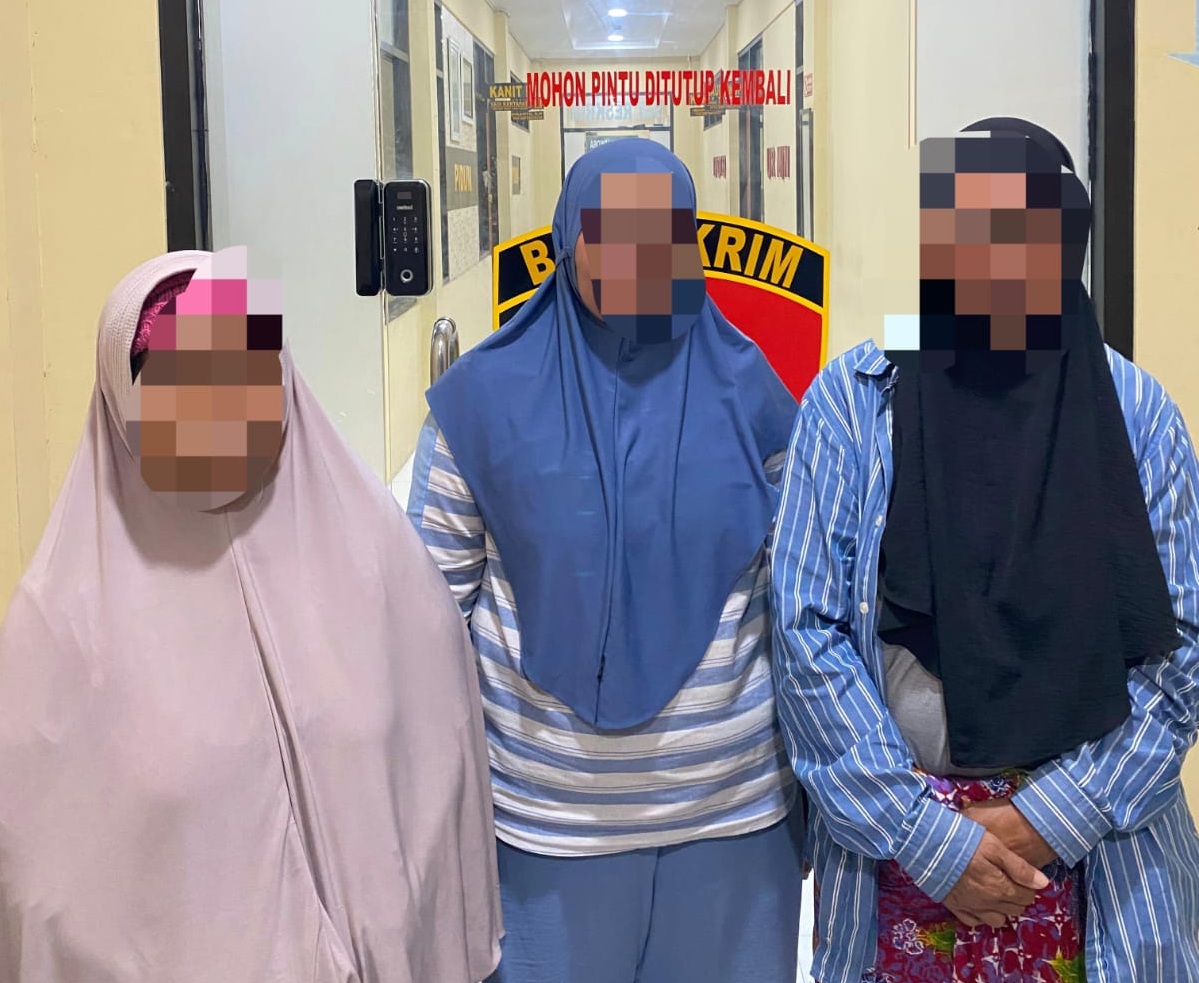 Modus Emas Palsu Terbongkar, 3 Perempuan Ditangkap di Lombok Utara