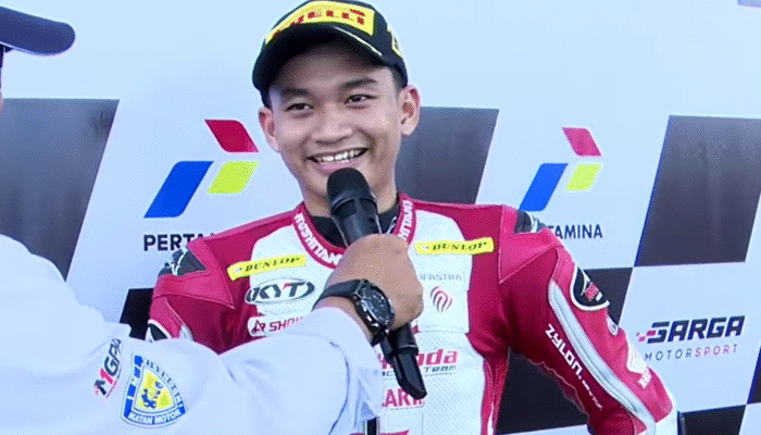 Arbi Menang Tipis 0,813 Detik di Superpole 600cc Mandalika